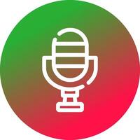 Microphone Creative Icon Design vector