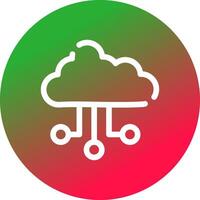 Cloud Creative Icon Design vector
