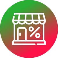 Store Creative Icon Design vector