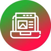 Content Creative Icon Design vector