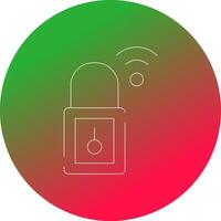 Smart Security Creative Icon Design vector