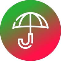 Umbrella Creative Icon Design vector