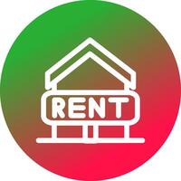 Rent Creative Icon Design vector