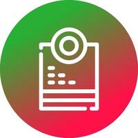 Lens Creative Icon Design vector