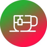 caliente bebidas creativo icono diseño vector