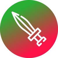 Sword Creative Icon Design vector