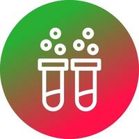 Test Tube Creative Icon Design vector