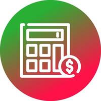 Accountant Creative Icon Design vector