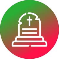 Tomb Creative Icon Design vector