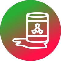 Toxic Waste Creative Icon Design vector