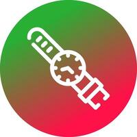 diseño de icono creativo de reloj de pulsera vector