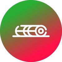 Foam Roller Creative Icon Design vector