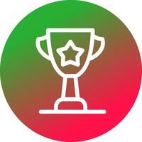 Trophy Creative Icon Design vector