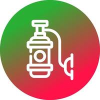 Oxygen Tank Creative Icon Design vector