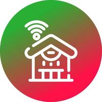 Infrared Sensor Creative Icon Design vector