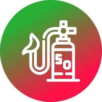 Oxygen Mask Creative Icon Design vector