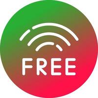 Free Wifi Creative Icon Design vector