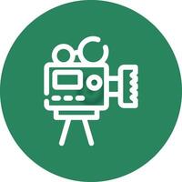 Video Camera Creative Icon Design vector