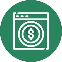 Online Payment Creative Icon Design vector