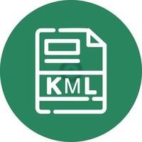 KML Creative Icon Design vector