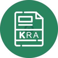 KRA Creative Icon Design vector