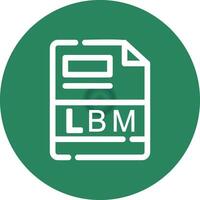 LBM Creative Icon Design vector