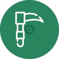 Pickaxe Creative Icon Design vector