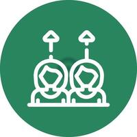 Same Approach Creative Icon Design vector