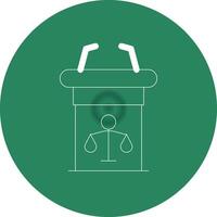 Tribune Creative Icon Design vector