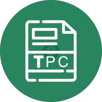 TPC Creative Icon Design vector