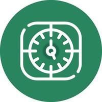 Clock Creative Icon Design vector