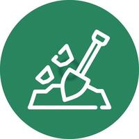 Mining Creative Icon Design vector