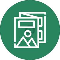 Magazine Creative Icon Design vector