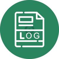 LOG Creative Icon Design vector