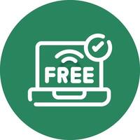 Free Wifi Creative Icon Design vector