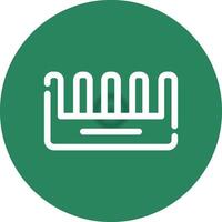 Comb Creative Icon Design vector