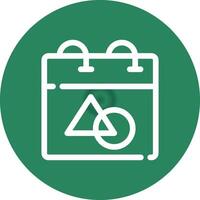 Calendar Creative Icon Design vector