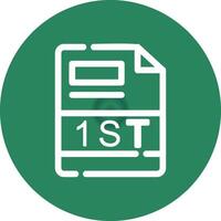 1ST Creative Icon Design vector
