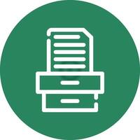 Project Inbox Creative Icon Design vector