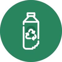 Water Bottle Creative Icon Design vector