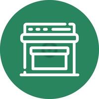 Oven Creative Icon Design vector