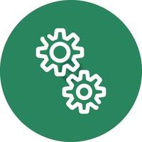 Gears Creative Icon Design vector