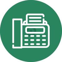 Fax Creative Icon Design vector