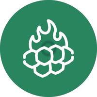 Bonfire Creative Icon Design vector