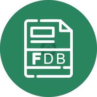 FDB Creative Icon Design vector
