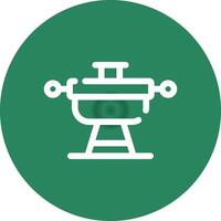 Grill Creative Icon Design vector