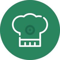 Chef Hat Creative Icon Design vector