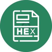 HEX Creative Icon Design vector