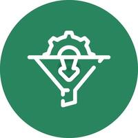 Line Circle Gradient Design vector