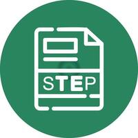 STEP Creative Icon Design vector